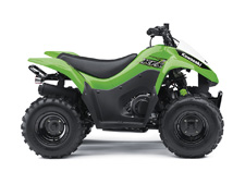 New 2017 KAWASAKI KFX90 LIME GREEN THE KFX90 ATV PROVIDES THE IDEAL BLEND OF SIZE AND PERFORMANCE FOR RIDERS 12 AND OLDER THAT ARE STEPPING-UP FROM A 50cc ATV OR JUST GETTING STARTED.